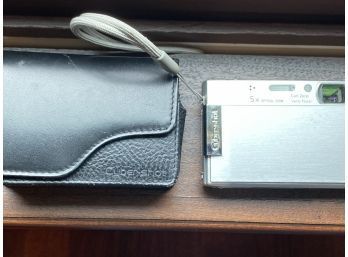 Sony Silver Cybershot With Case