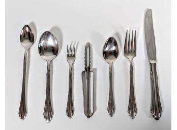 Big Collection Of Retroneu Flatware Spoons Forks Knives ++