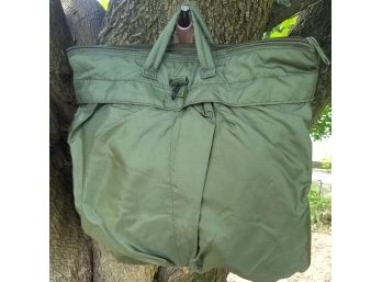 Large Military Green Tote Bag; 19x20'