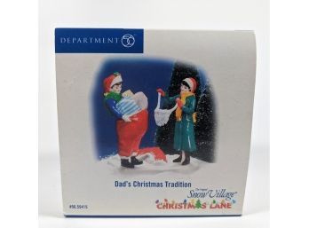 2004 Department 56 Original Snow Village Collection 'Dad's Christmas Tradition'