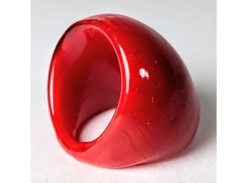 Cool Mod Giant Red Bulb Ring Size 9