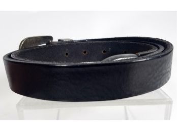 Banana Republic Western Style Black Leather Belt; 41'