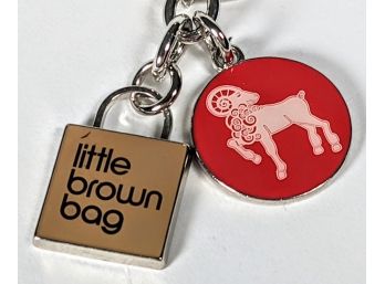 Hard To Find Chinese New Year Bloomingdales Little Brown Bag Only Ours Key Chain Gift Bag 3'