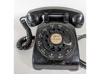 1950s Bell Company Western Electric Phone With Metal Dialer