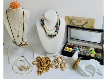 Vintage Costume Jewelry Lot # 2 ( Read Description For Image Details)