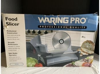 Waring Professional Quality Food Slicer Appears To Be Unused