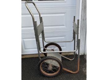 Vintage Metal Log Cart