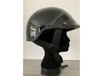 Black Motorcycle Helmet Size Extra Small Excellent Condition