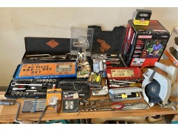 Assorted Mostly Vintage Large Tool Lot With Misc. Items - ( READ Description For List Of Items)