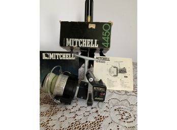 Mitchell 4450 Spinning Reel In Box Made In France Excellent Condition