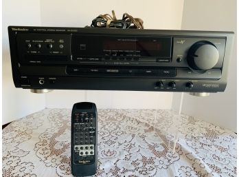 TECHNICS SA-EX500 Stereo Receiver Dolby Surround Sound AV Control W/ Remote- WORKS