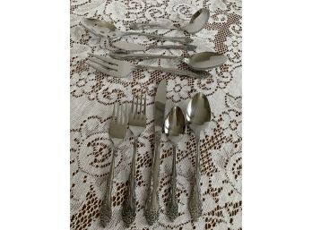 66 Pc. Rogers Stainless Flatware SERVICE FOR 12 Japan- NEW NEVER USED