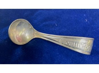Vintage Milk Bottle Cream Spoon