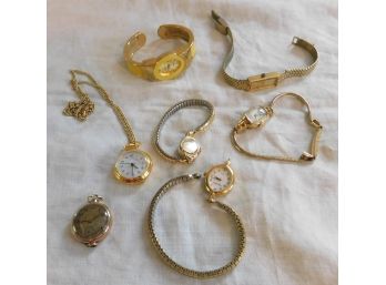 Group Lot Of 7 Ladies Watches