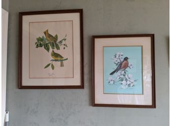 Vintage Prints - One Signed And Numbered By Roger Tory Peterson