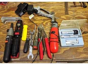 Tool Selection - Screw Drivers, Allen Wrenches, Wrenches, Hose Sprayer And Small Mechanical Handtools
