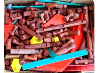 Classic 1974 Lincoln Logs Scout Set #856 And Frontiersman Set #853