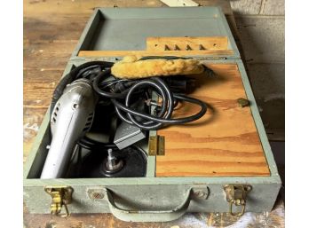 Skil Model 503 Type 4 -Corded Drill With Attachments And Custom Case