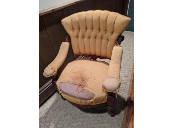 Restoration Project For This Important Antique Chair Circa 1860-1880