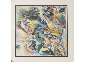 Wassily Kandinsky Lithograph,  Improvistion Klamm