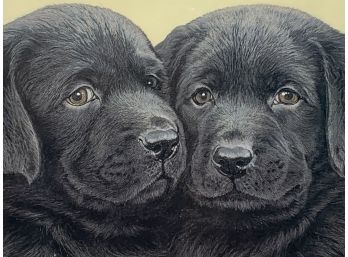 John Weiss Lithograph Double Trouble