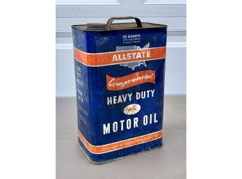 Vintage Unopened Allstate Heavy Duty Oil Can