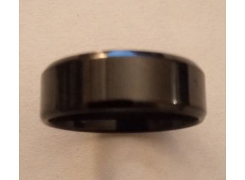 Men's Black Stainless Steel  Ring SZ 12