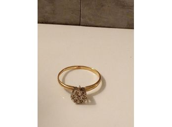 10k Gold Diamond Accent Ring