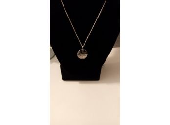 .925 Sterling Silver F Pendent