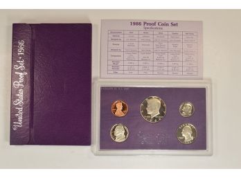 1986-S Deep Cameo U.S. Proof Set