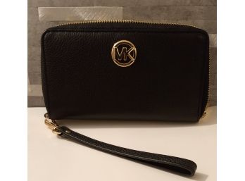 Brand New With Tags Black Michael Kors Fulton Wallet