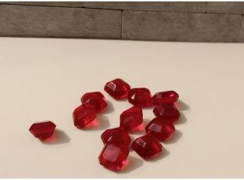 Beautiful Dozen 8MM Unfoiled Siam Rubies