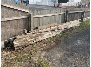 Two Antique Barnwood Slabs