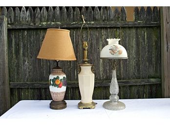 Three Nice Table Lamps