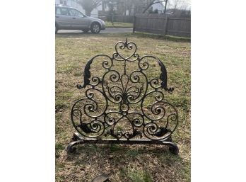 Vintage Cast Iron Fire Grate