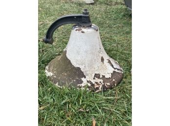 Antique Cast  Iron School Bell