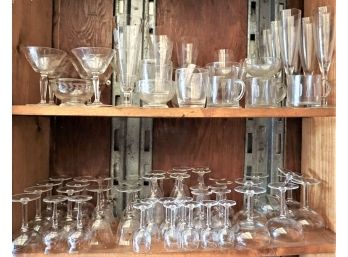 Large Group  Of Stemware - 77 Pieces