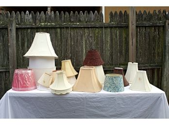 Large Group Of Lamp Shades