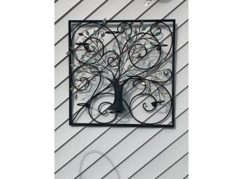 Wrought Iron Tree Of Life Wall Decoration