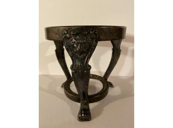 Stunning Metal Lion Decorated Plant Stand  Holder