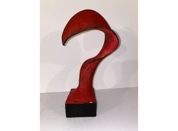 Delicate Abstract Modern Art Sculpture, Signed