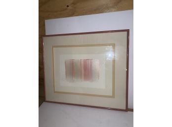 Pastel Artwork, Signed, Framed And Matted