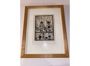 Signed Artists Proof Woodblock Print