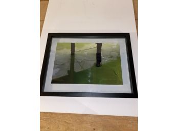 Floating Glass Framed Signed Photograph