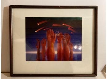 Awesome Contemporary Surrealist Photograph, Framed & Signed