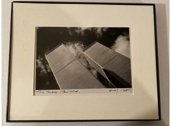 Twin Towers, New York Photograph From 1997, Signed