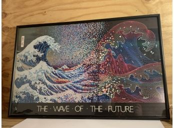 Rare Nokes Berry Graphics The Wave Of The Future Poster,  Pixel Art Copyright 1982