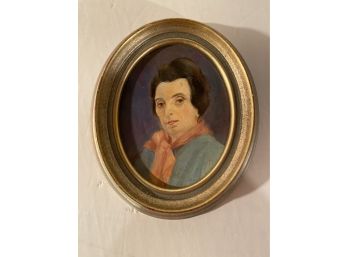 Vintage Woman Portrait Cameo