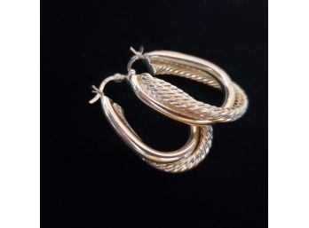 Sterling Silver Hoops