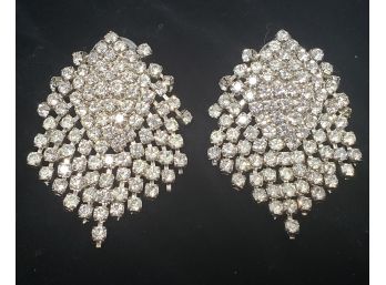 Vintage Rhinestone Earrings